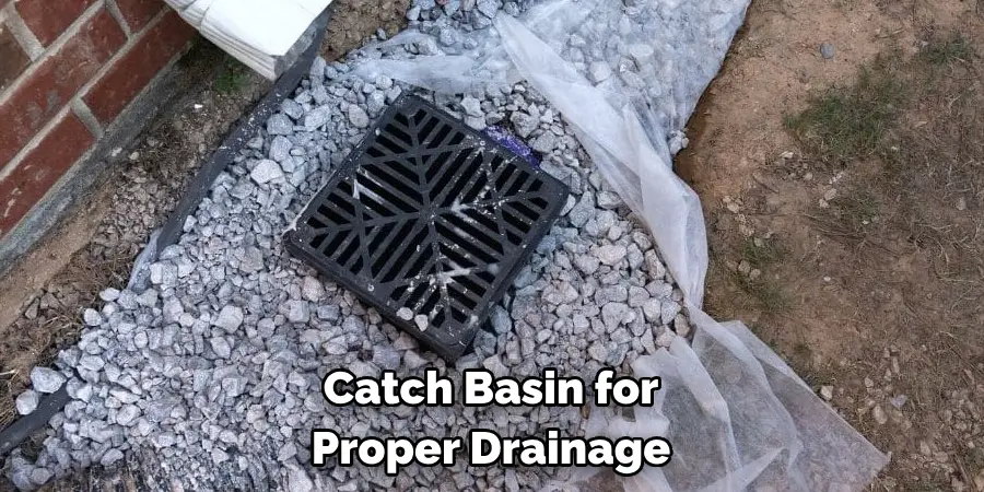 Catch Basin for Proper Drainage