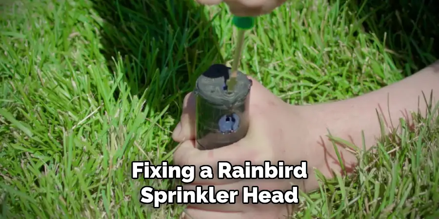 Fixing a Rainbird Sprinkler Head