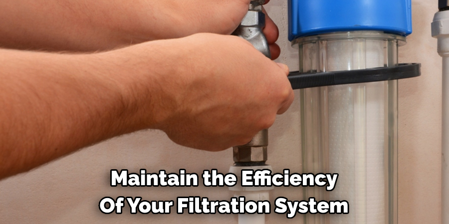 Maintain the Efficiency Of Your Filtration System
