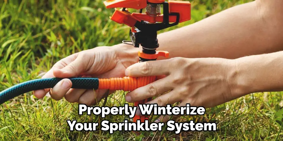 Properly Winterize Your Sprinkler System