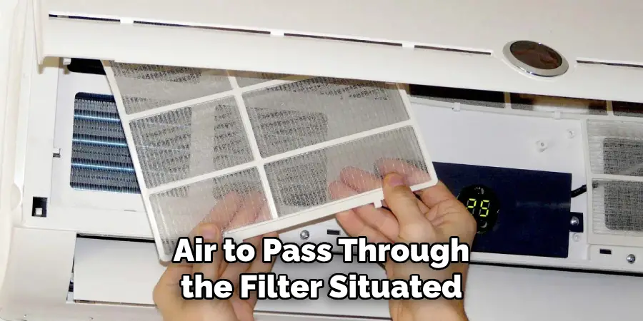 Air to Pass Through the Filter Situated