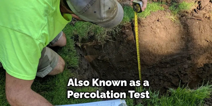 Also Known as a Percolation Test