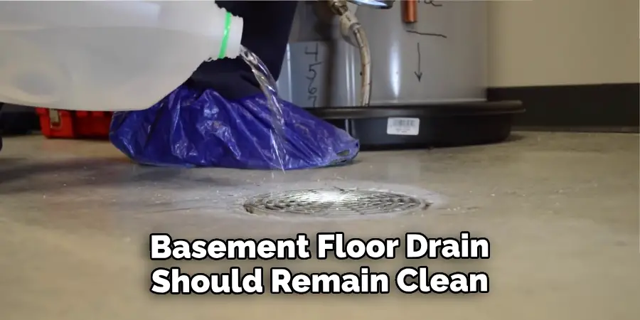 Basement Floor Drain Should Remain Clean