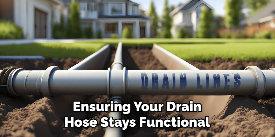 Ensuring Your Drain Hose Stays Functional