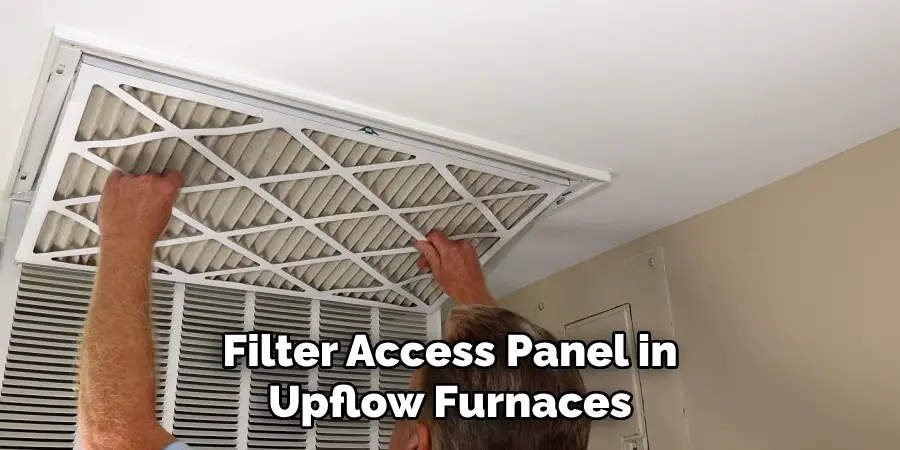 Filter Access Panel in Upflow Furnaces