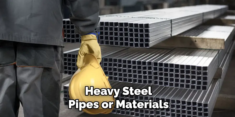 Heavy Steel Pipes or Materials