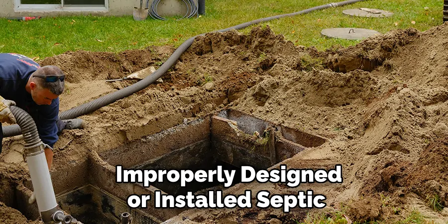 Improperly Designed or Installed Septic 