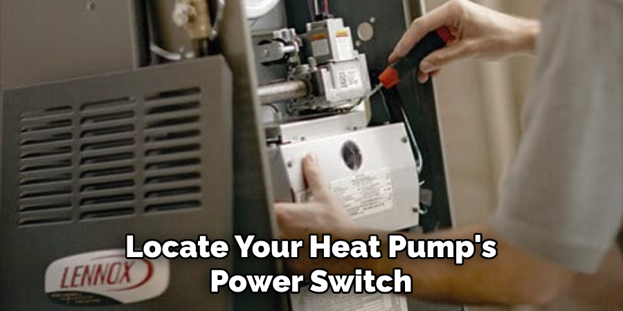 Locate Your Heat Pump's Power Switch