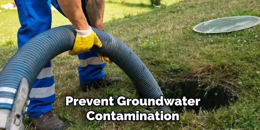 Prevent Groundwater Contamination