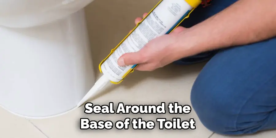 Seal Around the Base of the Toilet