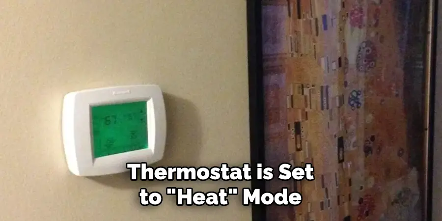 Thermostat is Set to 