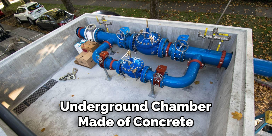 Underground Chamber Made of Concrete