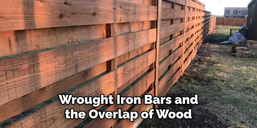 Wrought Iron Bars and the Overlap of Wood