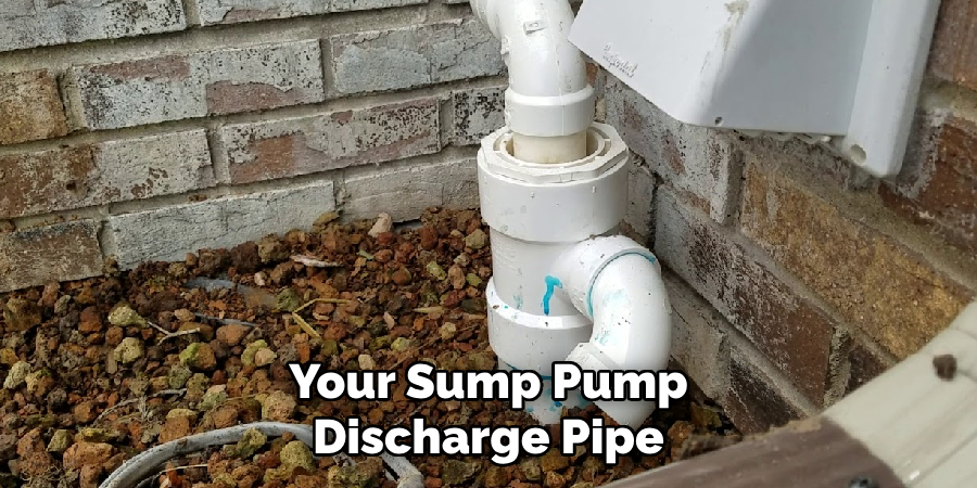 Your Sump Pump Discharge Pipe