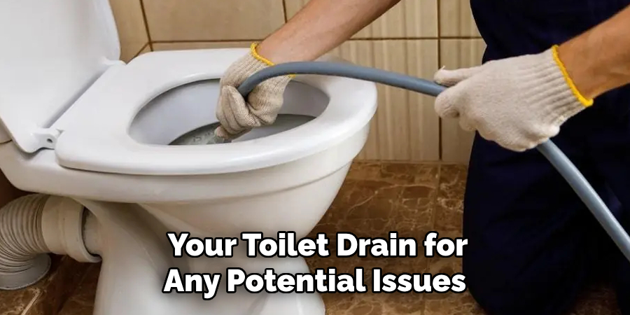 Your Toilet Drain for Any Potential Issues