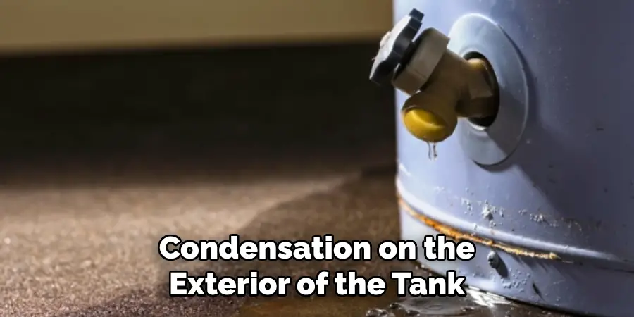 Condensation on the Exterior of the Tank