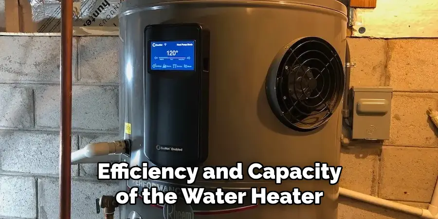 Efficiency and Capacity of the Water Heater