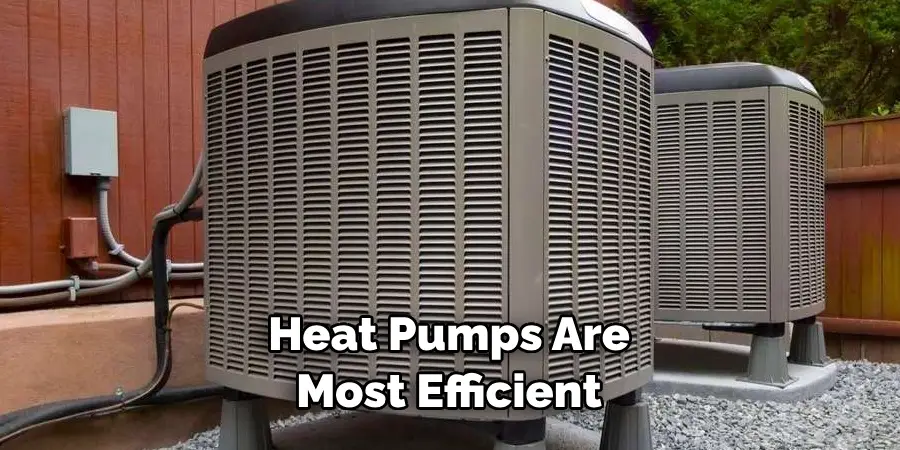 Heat Pumps Are Most Efficient