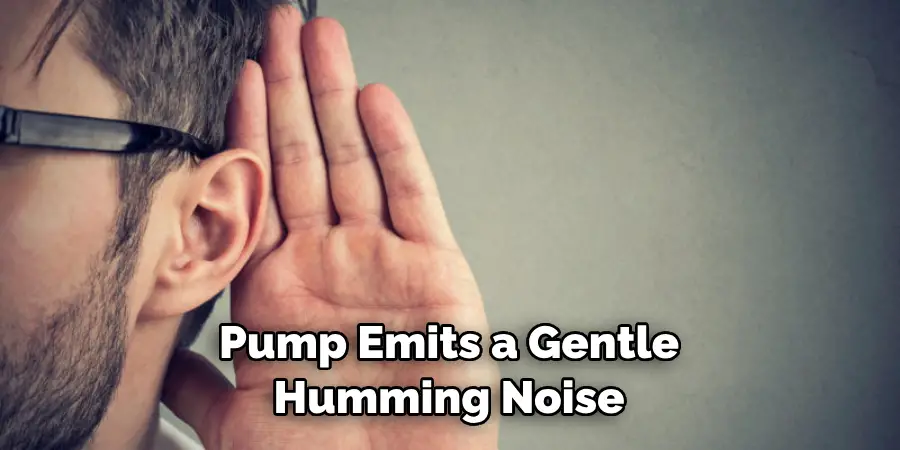 Pump Emits a Gentle Humming Noise