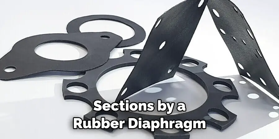 Sections by a Rubber Diaphragm