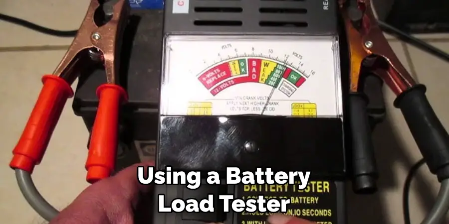 Using a Battery Load Tester