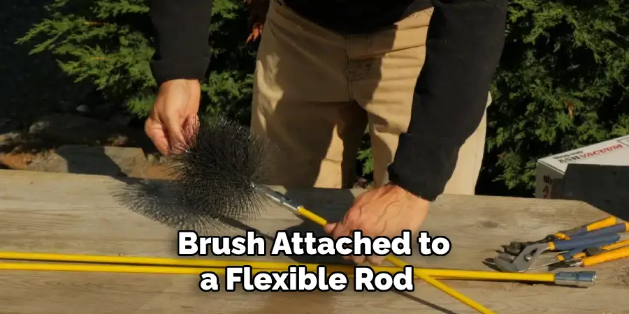 Brush Attached to a Flexible Rod 