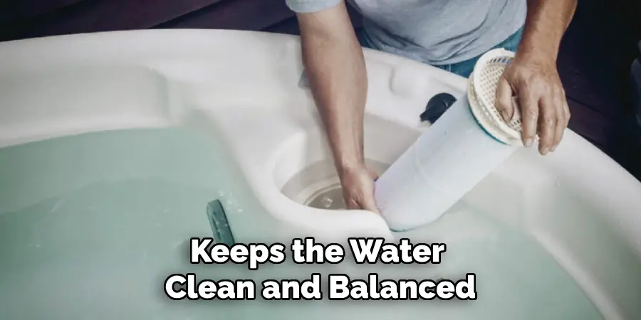 Keeps the Water 
Clean and Balanced