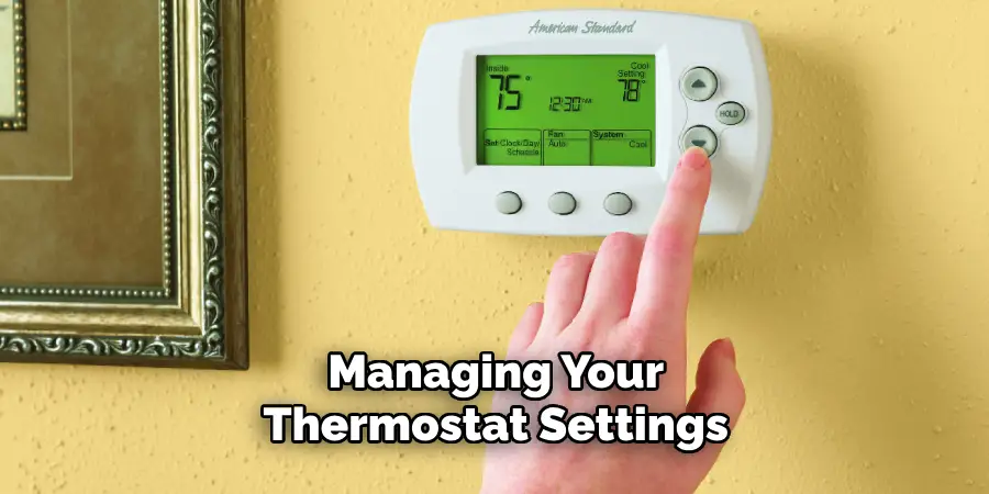 Managing Your Thermostat Settings