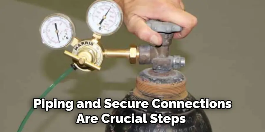 Piping and Secure Connections
Are Crucial Steps 