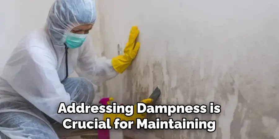 Addressing Dampness is 
Crucial for Maintaining 
