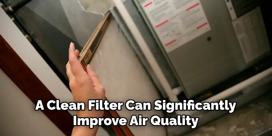 A Clean Filter Can Significantly
Improve Air Quality