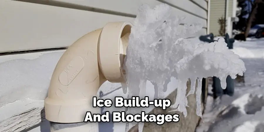 Ice Build-up
And Blockages