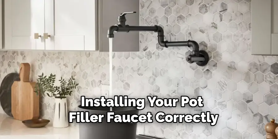 Installing Your Pot 
Filler Faucet Correctly