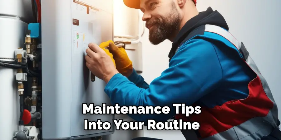 Maintenance Tips
Into Your Routine