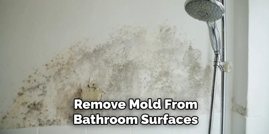 Remove Mold From
Bathroom Surfaces