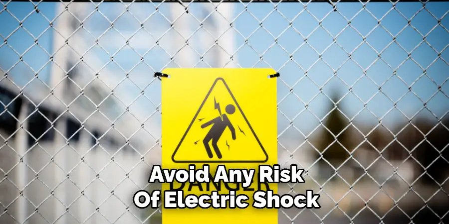 Avoid Any Risk
Of Electric Shock