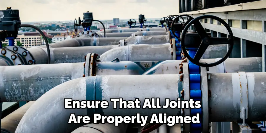 Ensure That All Joints 
Are Properly Aligned