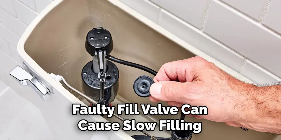 Faulty Fill Valve Can
Cause Slow Filling