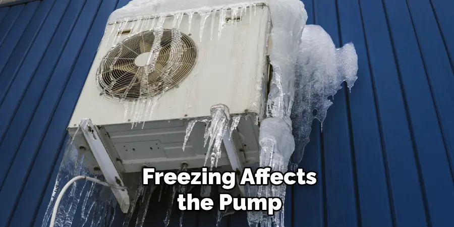 Freezing Affects the Pump