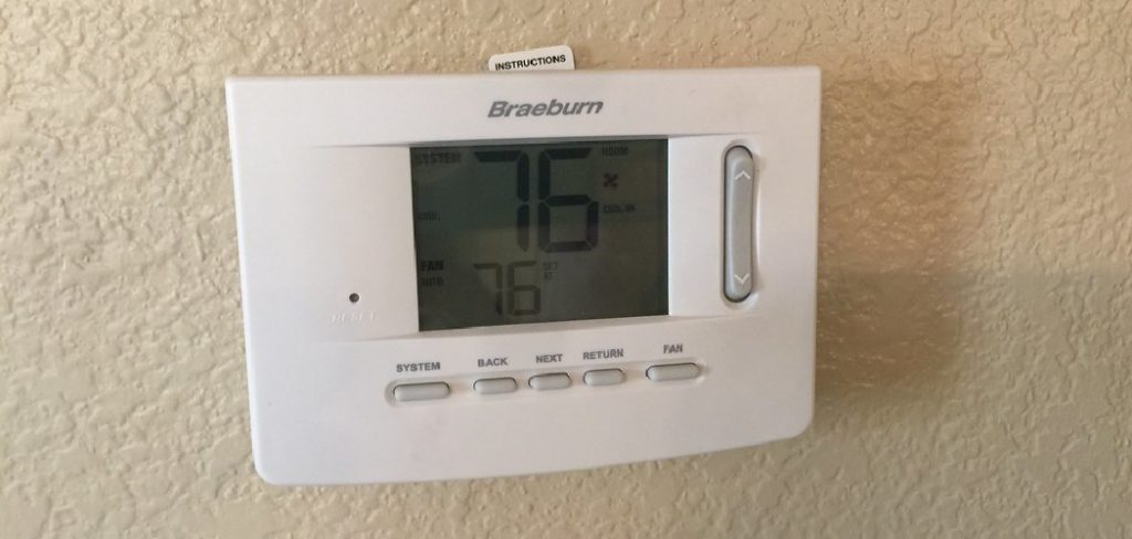 How to Set a Braeburn Thermostat