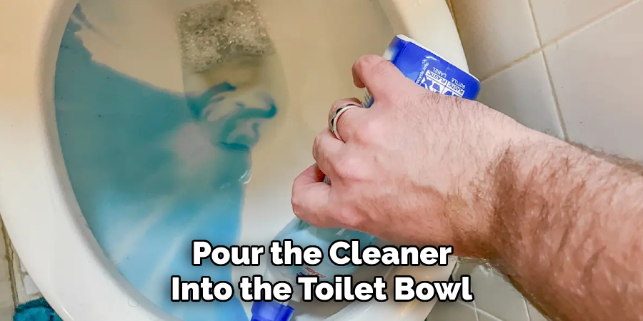 Pour the Cleaner Into the Toilet Bowl