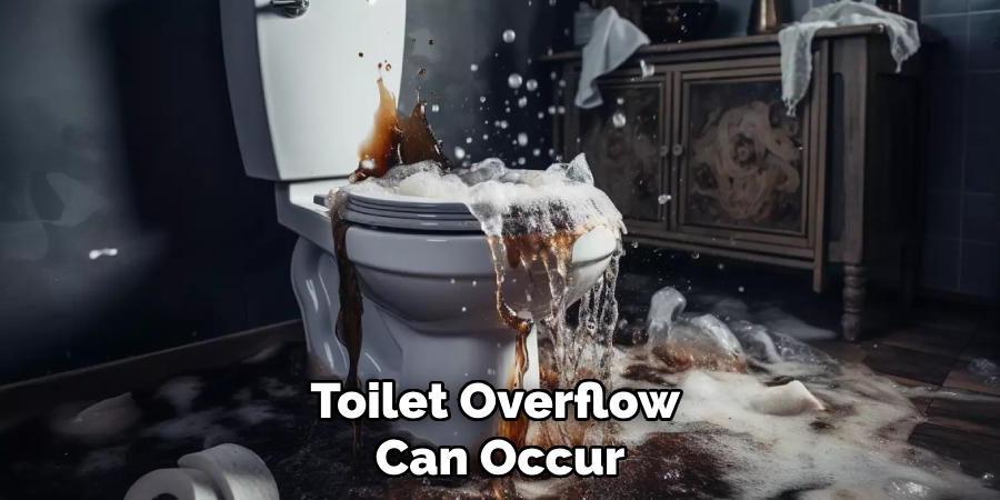 Toilet Overflow Can Occur