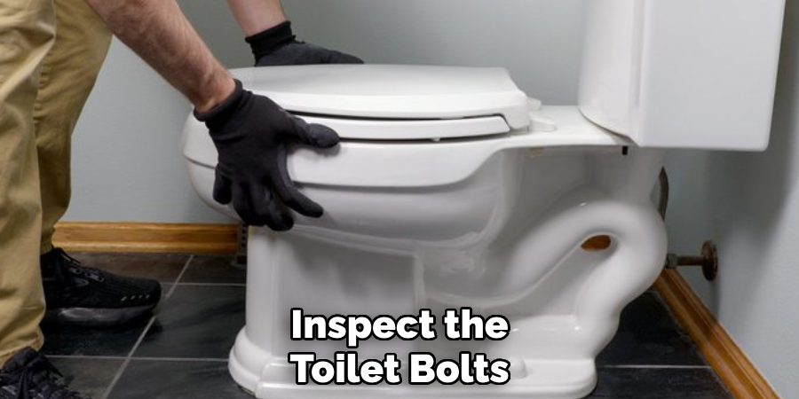 Inspect the Toilet Bolts