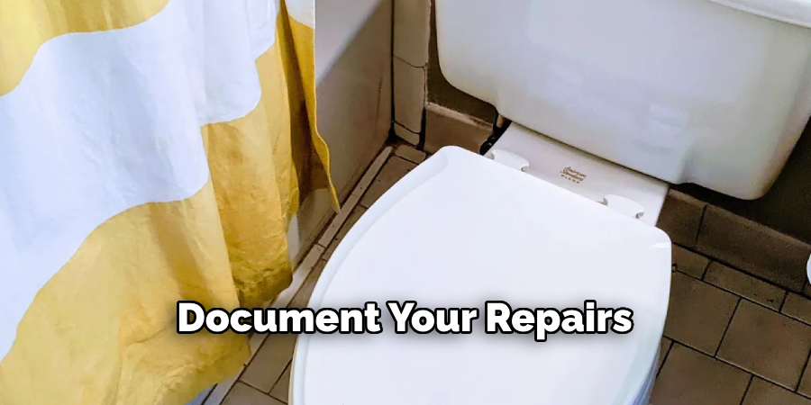 Document Your Repairs