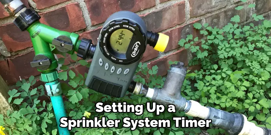 Setting Up a Sprinkler System Timer