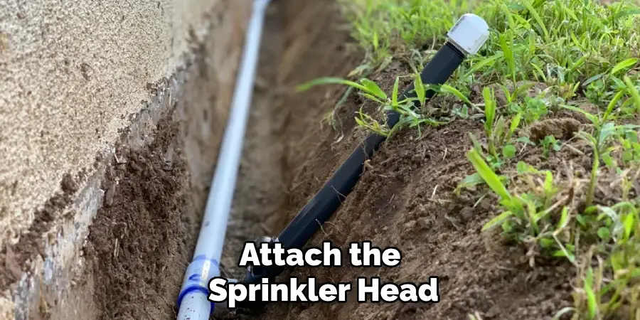 Attach the Sprinkler Head