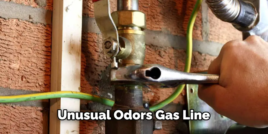 Unusual Odors Gas Line