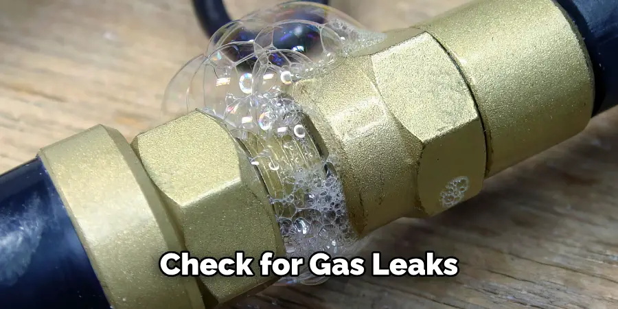 Check for Gas Leaks