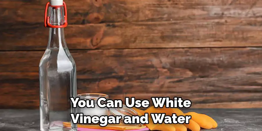 You Can Use White Vinegar and Water