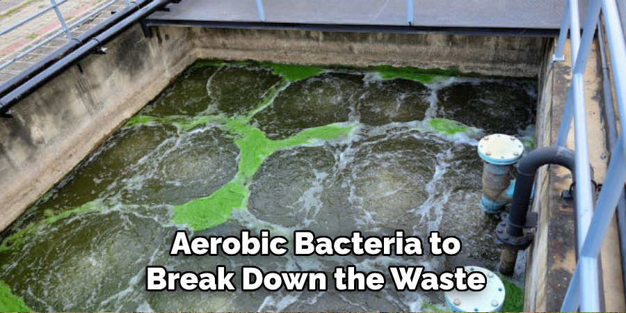 Aerobic Bacteria to
Break Down the Waste